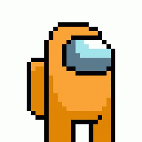 Yellow Among Us Forward Backward Dance GIF