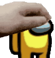 Yellow Among Us Squishy GIF