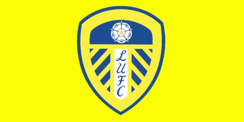 Yellow and Blue Leeds United FC Logo
