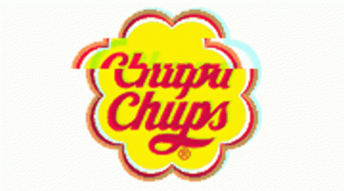 Yellow And Red Chupa Chups Logo GIF