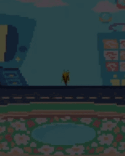 Yellow And Red Pixel Art Circle GIF