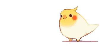 Yellow and White Bird Sitting