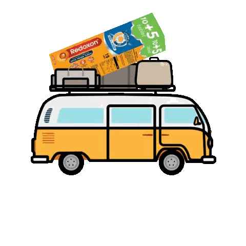 Yellow and White Van with Redoxon Box