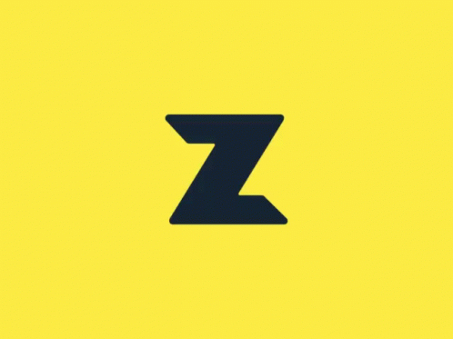 Yellow Background With Black Letter Z