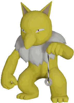 Yellow Cartoon Character With Rope