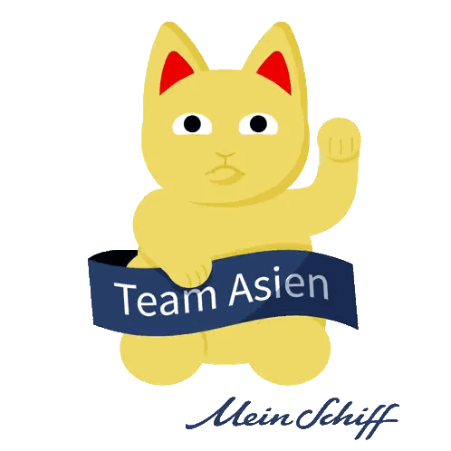 Yellow Cat With Blue Ribbon