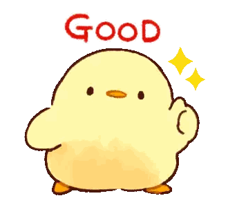 Yellow Chicken Giving Thumbs Up Good