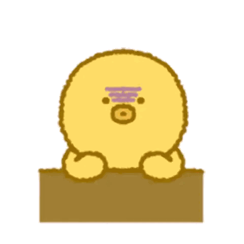Yellow Chicken with Purple Nose