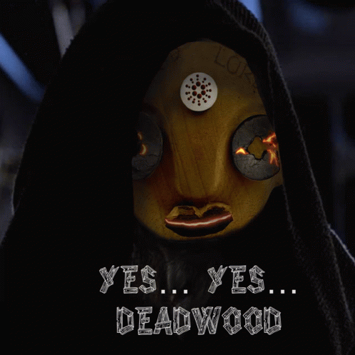 Yellow Face Saying Yes Yes Deadwood