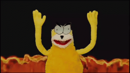 Yellow Fire Cartoon GIF