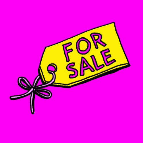 Yellow For Sale Tag GIF