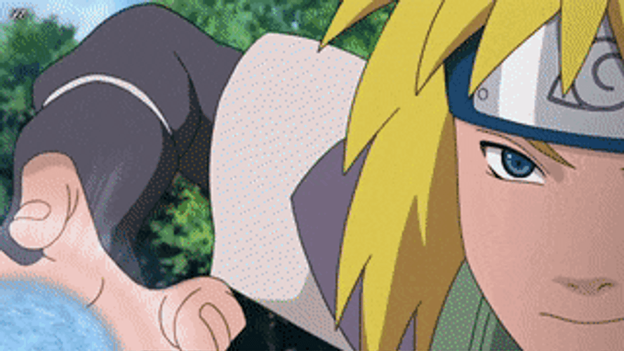 Yellow Hair Naruto Rasengan Uzumaki GIF