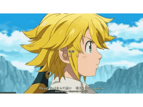 Yellow Haired Anime Character Dead End Anthem