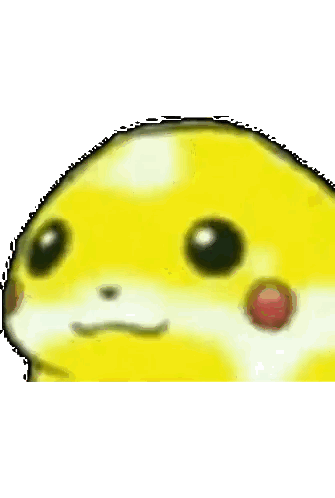 Yellow Hamster Face with Red Nose