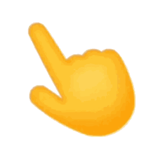 Yellow Hand Pointing Left