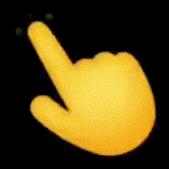 Yellow Hand Pointing Right