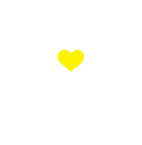 Yellow Heart Saying I Love Next to Ellanse
