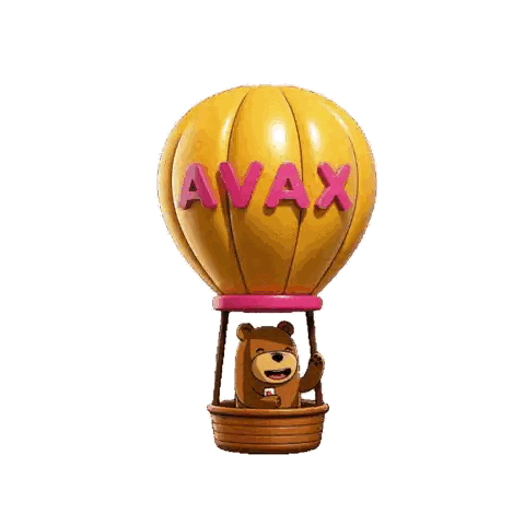 Yellow Hot Air Balloon with Avax
