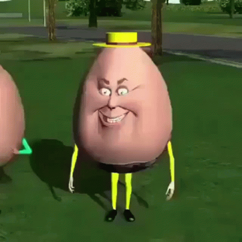 Yellow Humpty Dumpty Dancing GIF