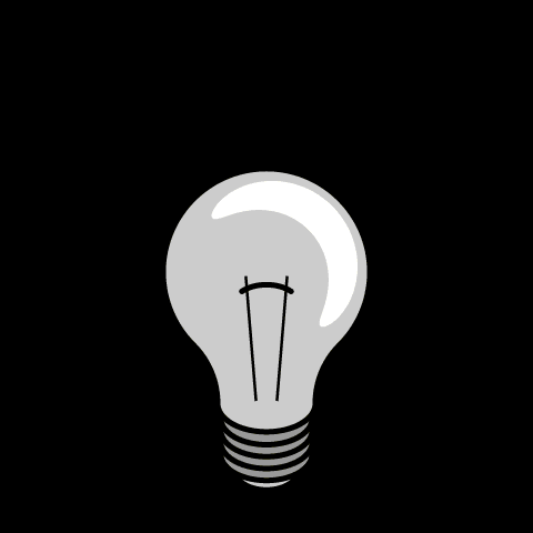 Yellow Light Bulb Flicker GIF