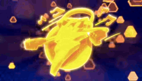Yellow Object Flying Through Air in Video Game