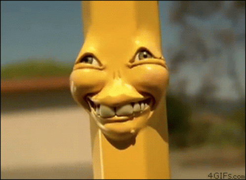 Yellow Pencil With Smiling Face GIF