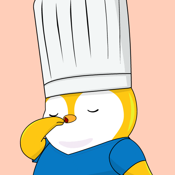 Yellow Penguin Chef Kiss Mua GIF