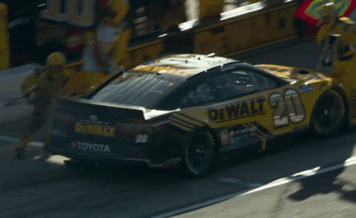 Yellow Race Car Number 20