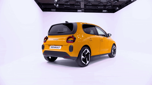 Yellow Renault Car GIF