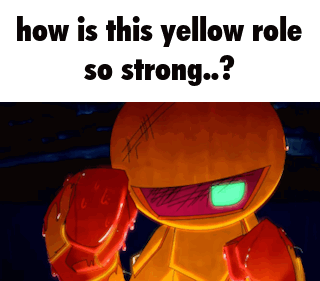 Yellow Robot Asking How Strong