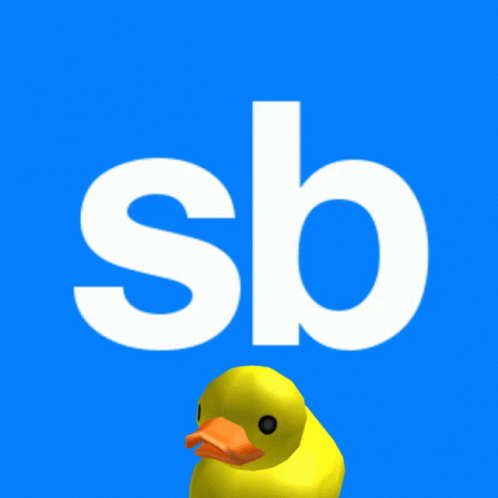 Yellow Rubber Duck In Front Of SB GIF