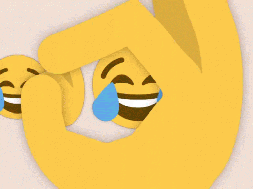 Yellow Smiley Crying