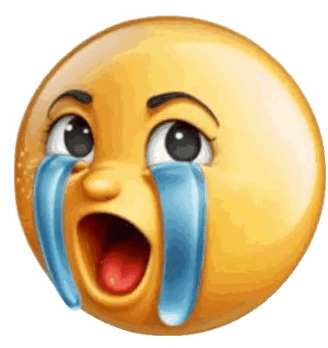 Yellow Smiley Crying