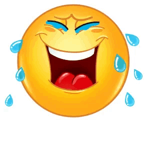 Yellow Smiley Crying GIF