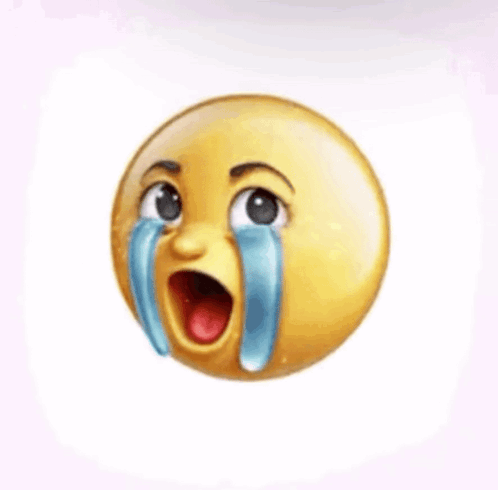 Yellow Smiley Crying With Wand GIF