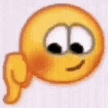 Yellow Smiley Face Giving Thumbs Up GIF