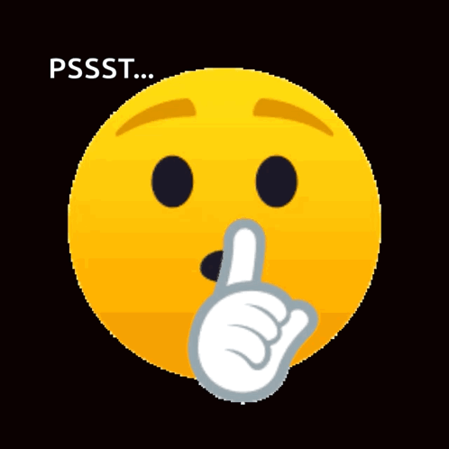 Yellow Smiley Face Pssst