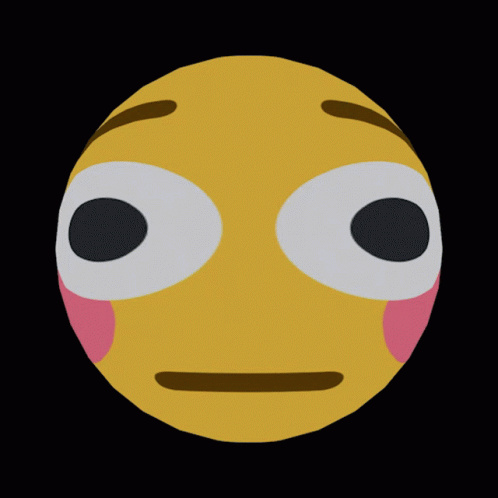 Yellow Smiley Face with Big Eyes