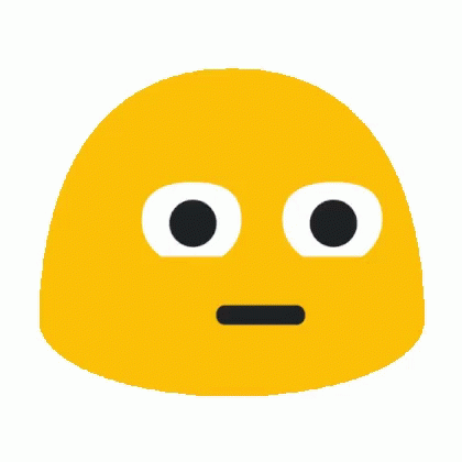 Yellow Smiley Face With Big Eyes GIF