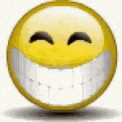 Yellow Smiley Face with Big Smile