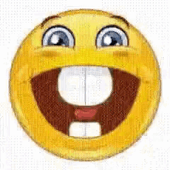 Yellow Smiley Face With Big Smile