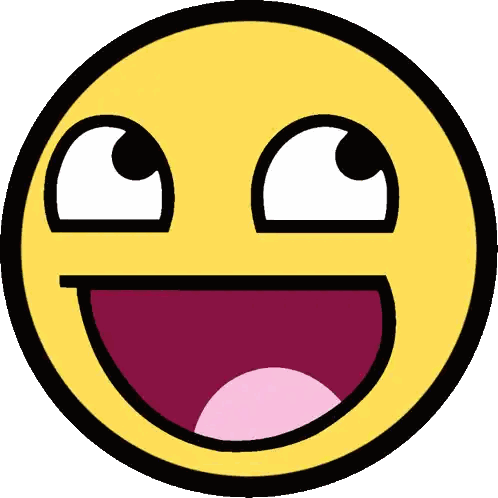 Yellow Smiley Face with Big Smile