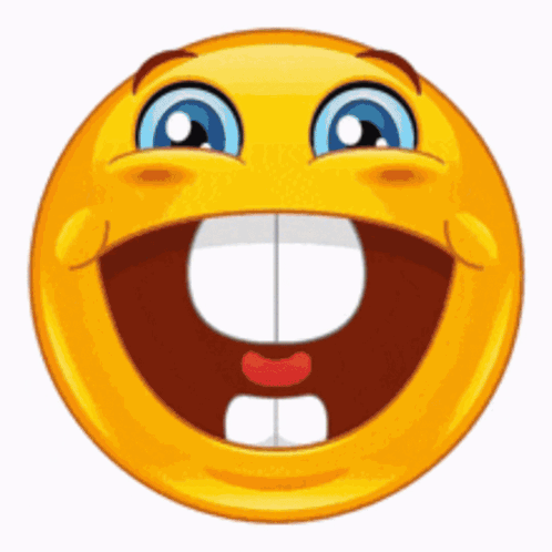 Yellow Smiley Face With Big Smile