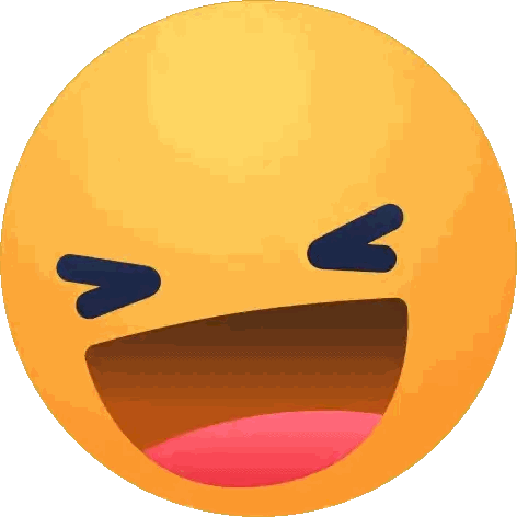 Yellow Smiley Face with Blue Eyes and Red Tongue
