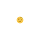 Yellow Smiley Face with Smirk