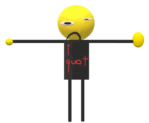 Yellow Smiley Face with Squat Shirt