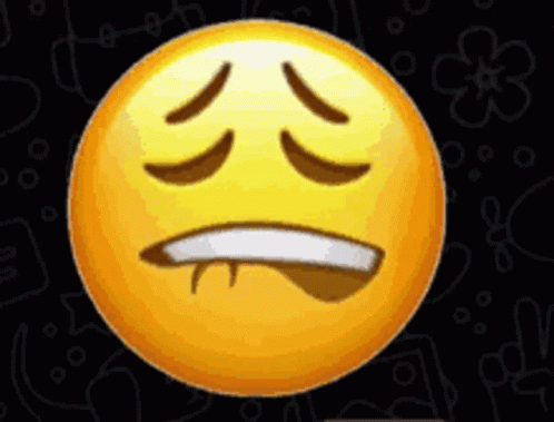Yellow Smiley Face With Tongue Out Eyes Closed