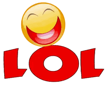 Yellow Smiley on Red LOL Letter