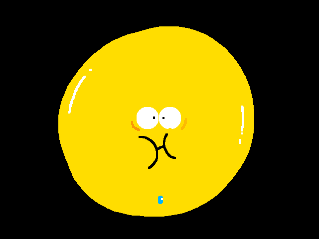 Yellow Smiley Puking Water GIF