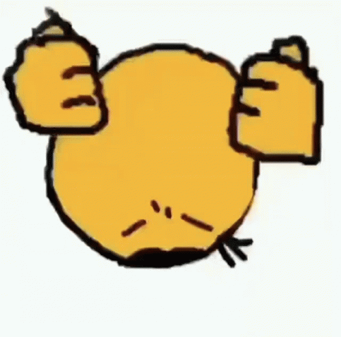 Yellow Smiley with Fist in Air